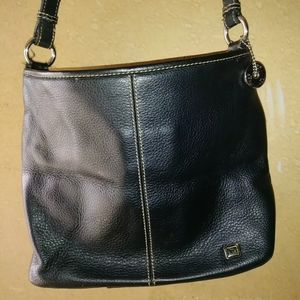 The SAK Black Leather Shoulder Bag